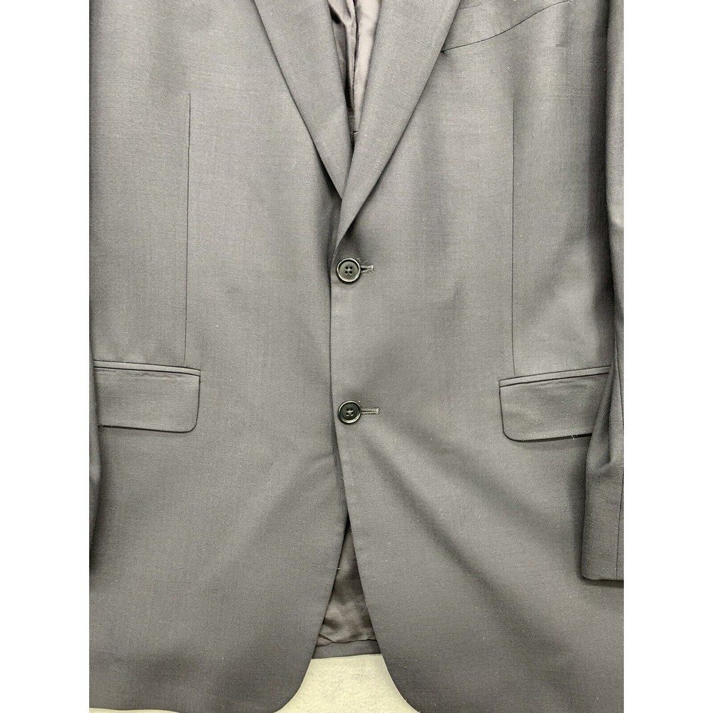 346 Brooks Brothers Sports Coat Blazer Mens Size 43 L Blue 2009 Two Button Front - Picture 15 of 16